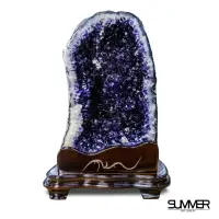 在飛比找momo購物網優惠-【SUMMER 寶石】巴西5A聚財納氣紫晶洞18.3kg(C