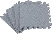 VINTORKY Set of 4 High-Density Eva Foam Mats Sound Absorbing Soft Protective Tiles for Gym Washer Dryer