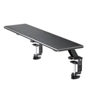 Clamp-on 32 Inch Dual Monitor Desk Mount Riser Shelf Computer Stands for 2 Mo...