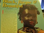 11pg Black Bisque Doll History Article / Blewis
