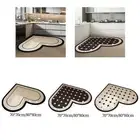 Heart floor mat, easy to clean, softer washable