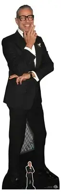 Jeff Goldblum Black Suit Lifesize and Free Mini Cardboard Cutout / Standee