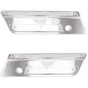 Chrome Hard Touring Bags Harley Davidson FLH Road King Saddlebag Latch Cover