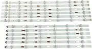 LVNVNZBZDA LED Strip Fit for Samsung UE50JU6470U UE50MU6000 UN50KU6270F UN50KU6000K UN50KU6000H UN50KU6000G UA50MU7000W UA50MU7000S(Kit 12pcs for 1 TV)