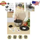 5.3 Qt Large Salad Spinner with Multi-Functional Mixing Bowls, Easy Clean Design