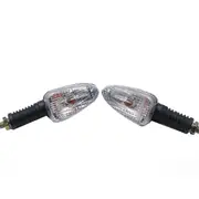 Motorcycle Front and Rear Turn Signal Light Indicator Blinker for BMW R1100GS 1994-2007 R1100R 1997- Transparent Black