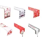 Merry Christmas Table Runner Dining Table Decoration Double Layer Tablecloth