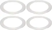 uxcell Goof Rings Inner Diameter 2.99", Outer Diameter 4.72", 4 Pcs Nickel