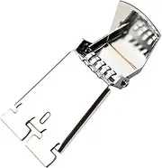JOINPAYA Metal Banjo Tailpiece Replacement Parts for String Banjo Durable Silver Tailpiece for Easy Installation and Improved Playability Quality Accessories for Musicians