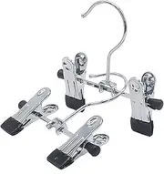 Adjustable Stainless Steel Shoe Rack Pants Folder Multi-Functional Portable travel laundry washing machine rack hooks socks clip Boot Hanger Set of 6 (6-2)