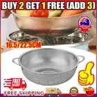 Stainless Steel Fine Mesh Strainer Colander Food Rice Vegetable Fruits Sieve HA