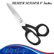 TAILOR SCISSOR 8" DRESS MAKING TAILORING FABRIC CARPET SHEARS CUT SCISSOR BLACK