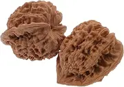 2Pcs Walnut Hand Massage Balls Durable Acupoint Stimulating Massage Balls for Muscle Relief and for Hand Therapy and Relaxation