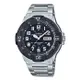 【CASIO 卡西歐】潛水風格-學生/青少年指針錶 不鏽鋼錶帶 (MRW-200HD-1B)