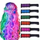 Hair Chalk Comb,6 Colors Temporary Hair Colour Chalk Comb Temporary Hair Dye