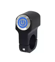 7/8" 12V Motorcycle Switch With Blue LED Light