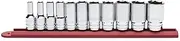 GearWrench 80555S 11-Piece 3/8-Inch Drive 6-Point Mid Length Socket Set SAE
