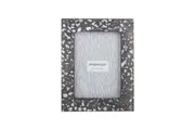 Emporium Letta 5x7" Photo Frame Black Terrazzo