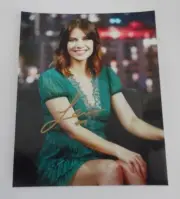 THE WALKING DEAD MAGGIE Lauren Cohan 8x10 HAND SIGNED PHOTO COA