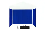 RED TRACK Accessory Pack for 3x3m Navy Blue Gazebo, includes Walls, Carry Bag, Rechargeable USB Lamp