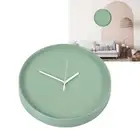 US (Green) Quartz Clock Wall Watch Minimalist Modern Plastic Wall Clock For