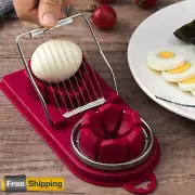 1pc Plastic Egg Slicer, Multifunctional Egg Cutter for Kitchen, Easy to Use