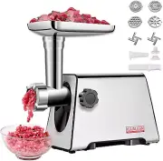 Meat Grinder, Electric Meat Grinder, 350W[2800W Max], Sausage Maker, Meat Mincer