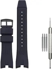 [WRISTARMOR] Rubber Strap compatible with Citizen AW1475 1476 1477 CA4154 4155 Men Eco-Drive Wristwatch replacement Silicone watchband