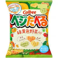 在飛比找PChome24h購物優惠-calbee 卡樂先生蔬菜格子餅乾 (50g)