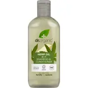 Dr Organic 2 in 1 Shampoo Conditioner Hemp Oil 265ml