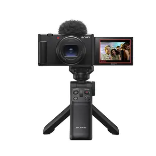 SONY 索尼 Digital Camera ZV-1 II 手持握把組合 數位相機 公司貨/ 黑色 贈3C商品專用相機袋