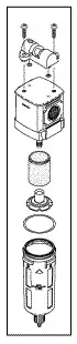 Air Techniques AirStar 30 Compressor Particle Filter Assembly - 86197
