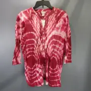 Chico's Pintuck Peasant Sleeve Blouse Women's Size XL Petite NWT Chico 3P