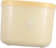 SUPVOX Cat and Dog Food Storage Bin Cereal Food Storage Container Pet Food Treats Containers Kitchen Food Canister Dog Food Container Cat Food Container Dog Treat Container Yellow The Pet