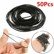 50PCS 40-135mm Mix Cassette Tape Machine Belt Assorted Common Universal NEW