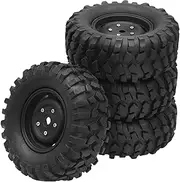 4Pcs RC Car Rubber Tires 1:10 Assembly Model Climbing Tires Replacement