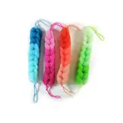 2pcs Shower Back Mesh Strap Exfoliating Scrubbe