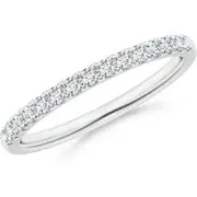 Half Eternity Round Diamond Wedding Ring for Her