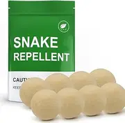 AJOQFKTD Snake Repellent for Yard Powerful, Snake Away Repellent for Outdoors Pet Safe, Backyard Snakes Deterrent, Copperhead Snake Repeller, Effective Rattlesnake Repellant (1 Ounce (Pack of 8))