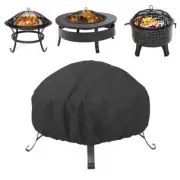 48 Inch Round Fire Pit Cover Patio Table Cover Garden Outdoor Waterproof
