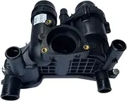 Thermostat Housing Water Outlet Compatible For Range Rover L322 448DT 4.4 TDV8 LR022695 LR186860 LR110459