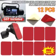 12x Sticky Adhesive Pad Replacement Double Sided Dash Cam Stickers for Nextbase