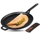 Vinod Legacy Pre Seasoned Cast Iron Roti/Chapati/Dosa Kallu Tawa with Handle -