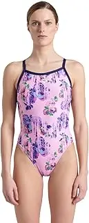 [arena] Women's Performance Rose Texture X Cross Back Swimsuit