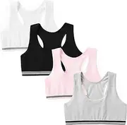 [ZEILINGERY] Training Bras for Girls Seamless Cami Bralettes Sports Vest/Girls Sports Bra 6-15 Years