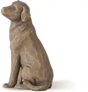 Willow Tree Figurine Love My Dog (Dark) Always With Me Susan Lordi 27683
