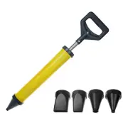 RUIAN Grout Caulking Guns Hand Mortar Pointing Grouting Pump with 4 Nozzles f...