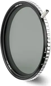 NiSi - 62mm Swift True Color ND-Vario, 1-5 Stops (ND2-ND32) Variable ND Filter, Waterproof Nano Coating Optical Glass, with Lens Filter Case and Lens Cap - Compatible with NiSi Swift System Filters