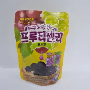 軟糖 酸軟糖 韓國食品 水果軟糖 葡萄味 64g Fruity jelly gummy 酸甜 QQ軟糖