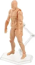 Abaodam Artist Figure Model with Stand for Drawing and Painting Realistic Poses Heavy Duty Support Flexible Art Supplies for Sketching and Creative Projects